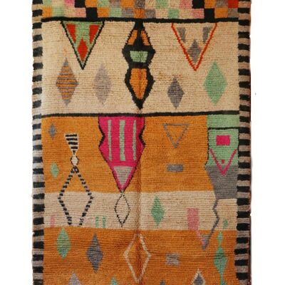 Tapis Berbere Boujaad coloré 173 x 272 cm