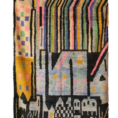 Tapis Berbere coloré de Boujad 202 x 307 cm