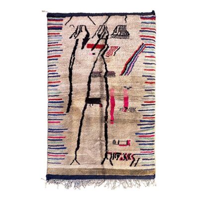 Alfombra bereber colorida de M'Rirt 168 x 266 cm