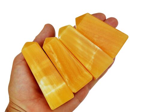 Orange Calcite Obelisk (100g - 170g)