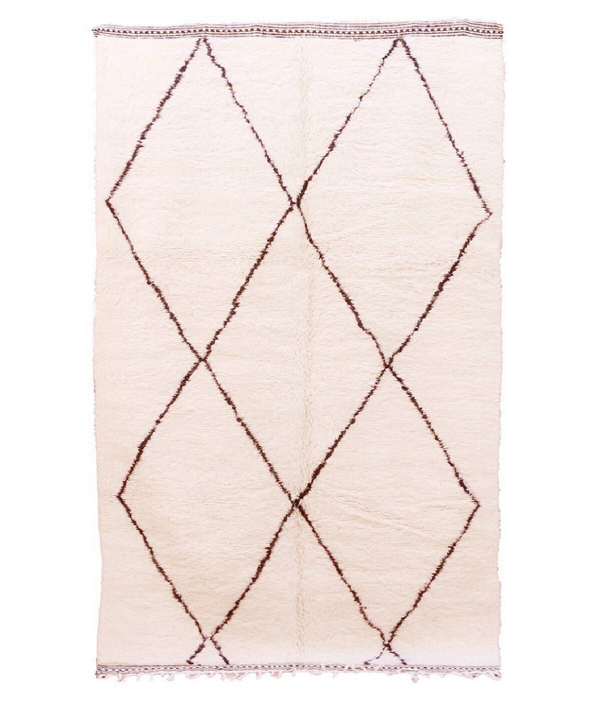 Pure wool Moroccan Berber rug 202 x 347 cm