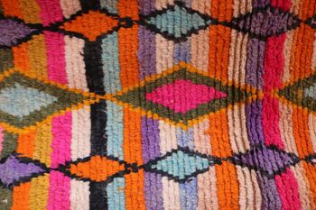 Tapis de couloir Berbere marocain pure laine 73 x 390 cm 3