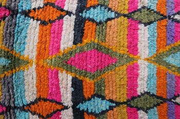 Tapis de couloir Berbere marocain pure laine 73 x 390 cm 6
