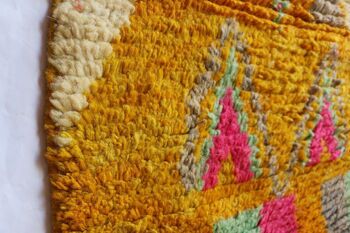 Tapis de couloir Berbere marocain pure laine 74 x 450 cm 2