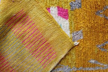 Tapis de couloir Berbere marocain pure laine 74 x 450 cm 5