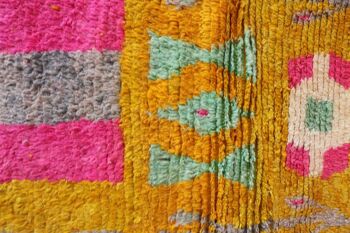 Tapis de couloir Berbere marocain pure laine 74 x 450 cm 6