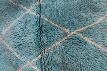 Tapis Berbere marocain pure laine 120 x 123 cm 4