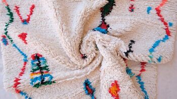 Tapis Berbere marocain pure laine 137 x 250 cm 7