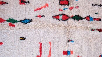 Tapis Berbere marocain pure laine 137 x 250 cm 9
