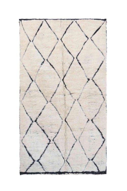 Tapis Berbere marocain pure laine 146 x 265 cm