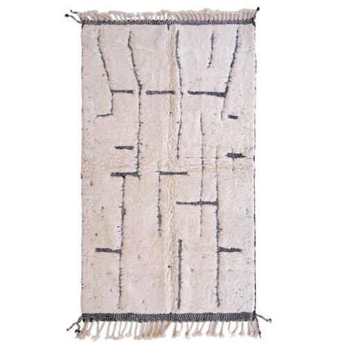 Tapis Berbere marocain pure laine 152 x 244 cm