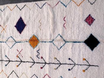 Tapis Berbere marocain pure laine 157 x 259 cm 3