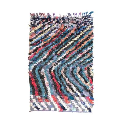 Tappeto berbero marocchino in pura lana 158 x 234 cm