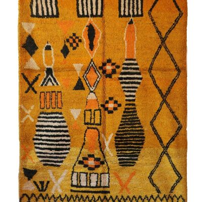 Tappeto berbero contemporaneo in lana 206 x 300 cm