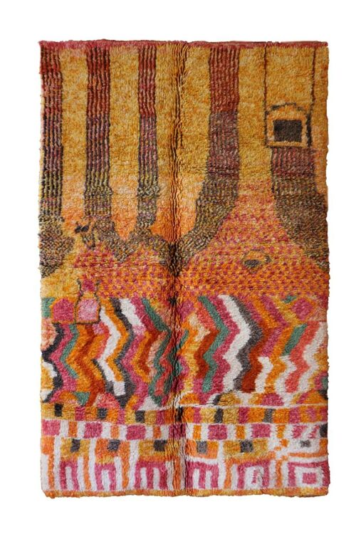 Tapis Berbere en laine de M'Rirt 152 x 237 cm
