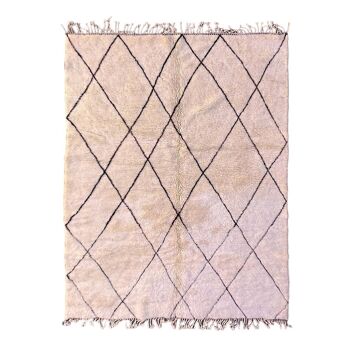 Tapis Berbere en laine de M'Rirt 224 x 294 cm 1