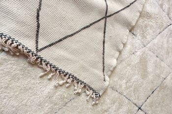 Tapis Berbere en laine de M'Rirt beige 196 x 310 cm 3