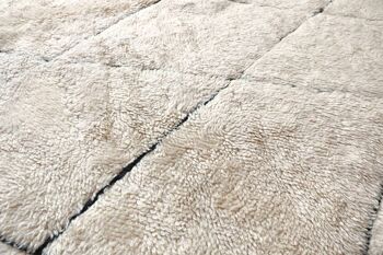 Tapis Berbere en laine de M'Rirt beige 196 x 310 cm 5