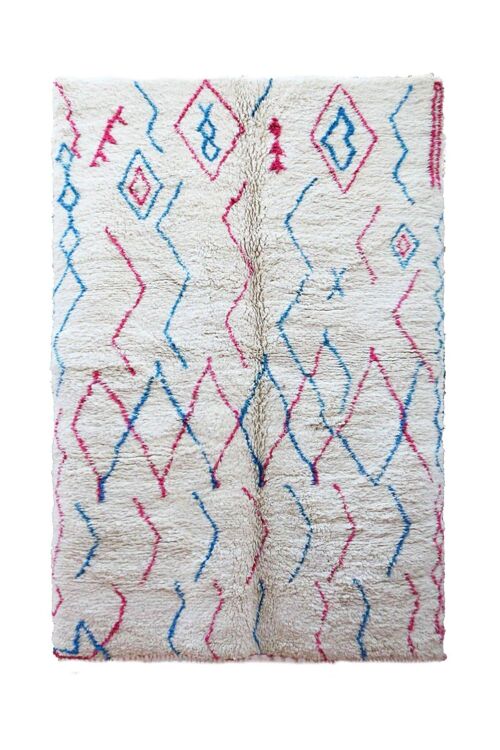 Tapis Berbere en laine de Marmoucha 195 x 281 cm
