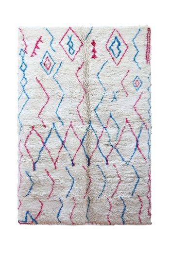 Tapis Berbere en laine de Marmoucha 195 x 281 cm 1