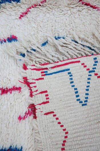 Tapis Berbere en laine de Marmoucha 195 x 281 cm 3