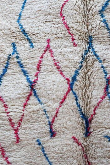 Tapis Berbere en laine de Marmoucha 195 x 281 cm 4