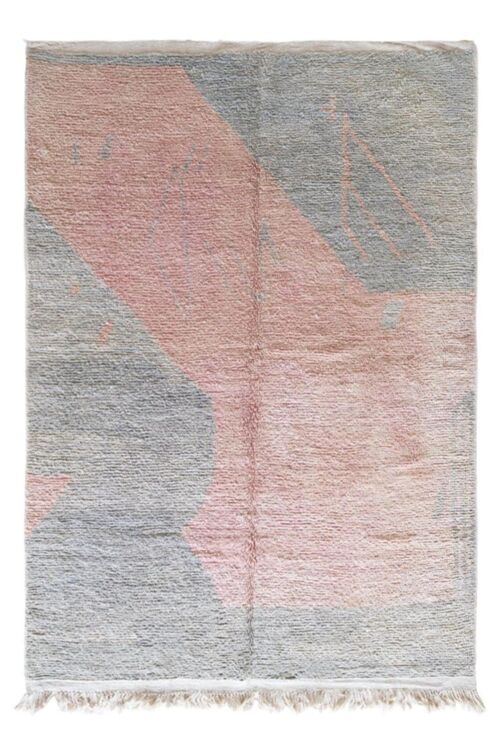 Tapis Berbere en laine pastel moderne 206 x 298 cm