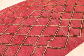 Tapis Berbere marocain en laine vintage 133 x 198 cm 3