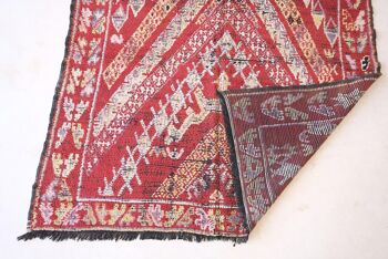 Tapis Berbere marocain en laine vintage 175 x 180 cm 2