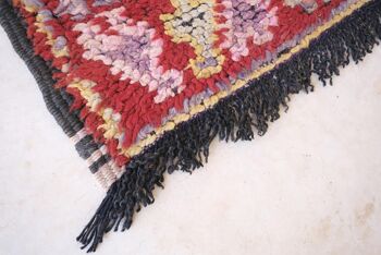 Tapis Berbere marocain en laine vintage 175 x 180 cm 4