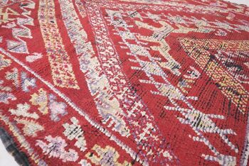 Tapis Berbere marocain en laine vintage 175 x 180 cm 7