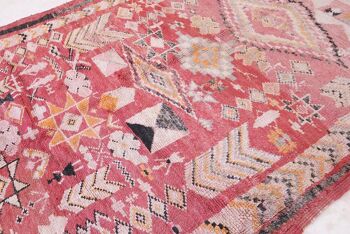 Tapis Berbere marocain en laine vintage 183 x 286 cm 2