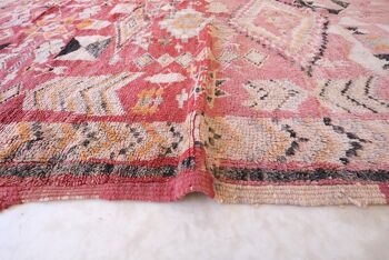 Tapis Berbere marocain en laine vintage 183 x 286 cm 3