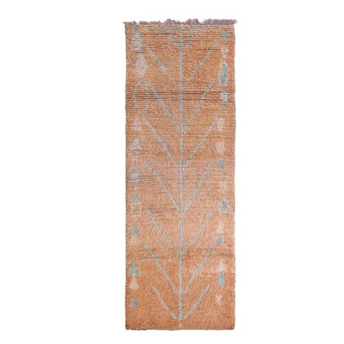 Tapis Berbere marocain pure laine 102 x 296 cm