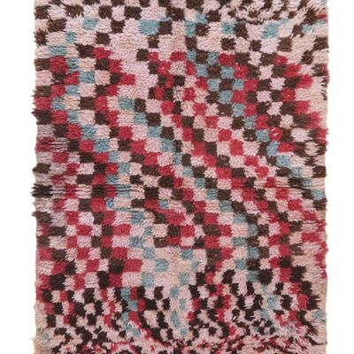 Pure wool Moroccan Berber rug 110 x 176 cm