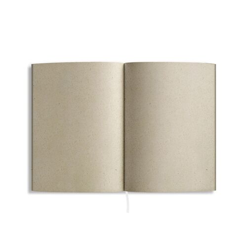 Nachhaltiges A5 Notizbuch/Schreibblock aus Graspapier – Notizblock
