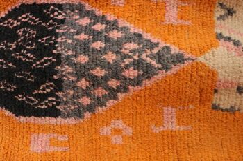 Tapis de couloir Berbere marocain pure laine 77 x 375 cm 2