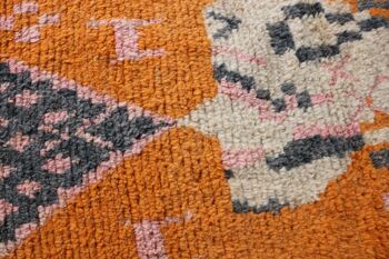 Tapis de couloir Berbere marocain pure laine 77 x 375 cm 5