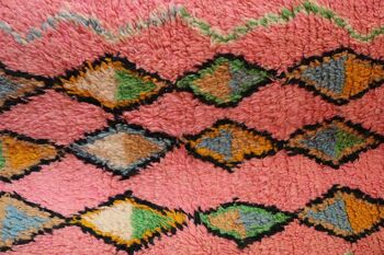 Tapis de couloir Berbere marocain pure laine 70 x 340 cm 2