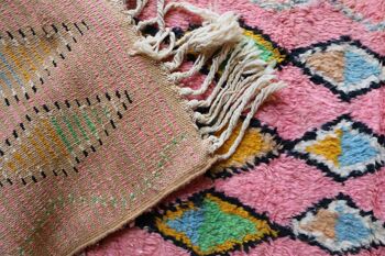 Tapis de couloir Berbere marocain pure laine 70 x 340 cm 6