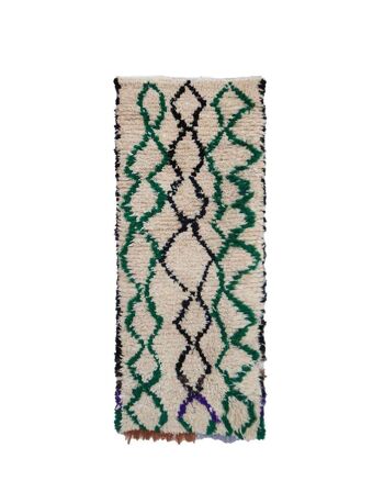 Tapis Berbere marocain pure laine 72 x 168 cm 1
