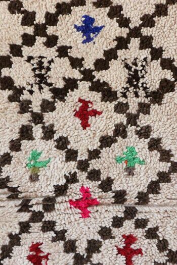 Tapis Berbere marocain pure laine 77 x 150 cm 2