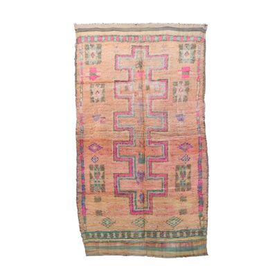 Alfombra bereber marroquí de pura lana 185 x 325 cm