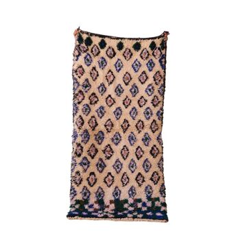 Tapis Berbere marocain pure laine 90 x 180 cm 2