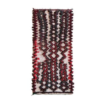 Tapis Berbere marocain pure laine 74 x 164 cm 1