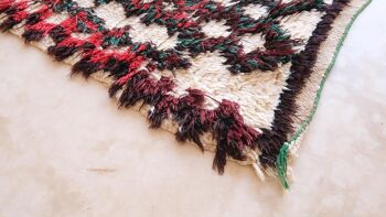 Tapis Berbere marocain pure laine 74 x 164 cm 2