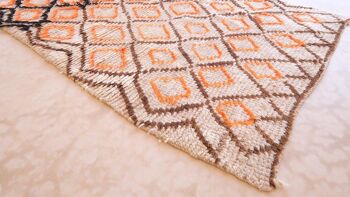 Tapis de couloir Berbere marocain pure laine 86 x 202 cm 2