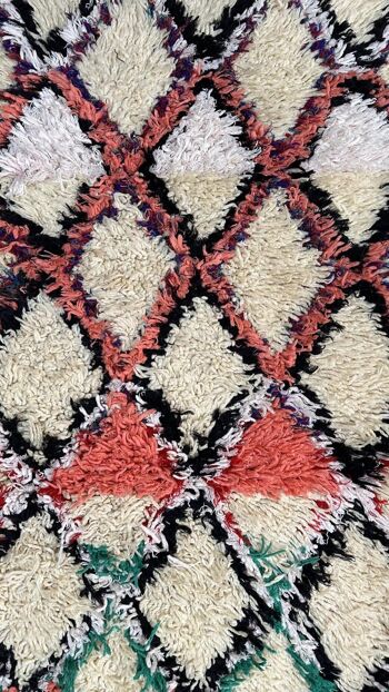 Tapis Berbere marocain pure laine 76 x 180 cm 3