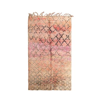 Tappeto berbero marocchino in pura lana 165 x 280 cm