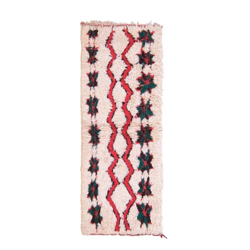 Tapis Berbere marocain pure laine 61 x 146 cm